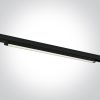 65025T / B / C Fekete LED 25W CW Lineáris Track Light 100-240V