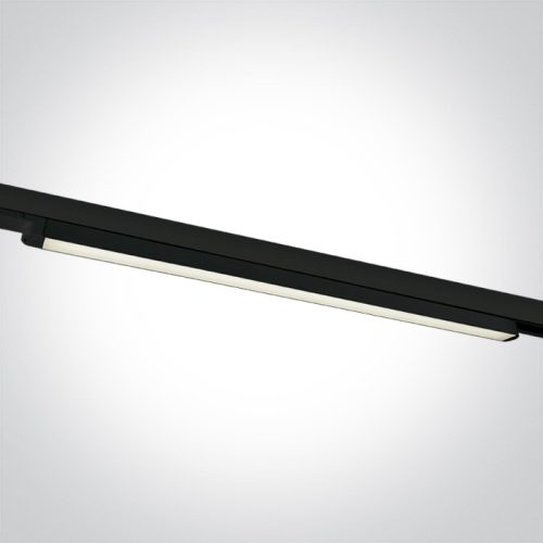 65025T / B / C Fekete LED 25W CW Lineáris Track Light 100-240V