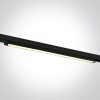 65025T / B / W Fekete LED 25W WW Lineáris Track Light 100-240V