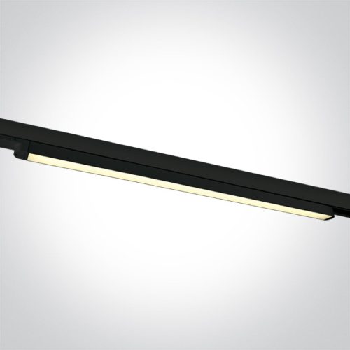 65025T / B / W Fekete LED 25W WW Lineáris Track Light 100-240V