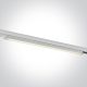 65025T / W / C fehér LED 25W CW Lineáris Track Light 100-240V