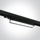 65026T / b / c fekete LED 40W CW lineáris sáv fény állítható 230V