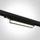 65026T / B / W Fekete LED 40W WW Lineáris Track Light Állítható 230V