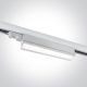 65026T / W / C fehér LED 40W CW lineáris sáv fény állítható 230V