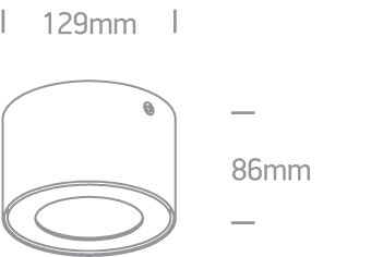 65110A / W / W fehér LED 10W WW IP20 állítható 230V