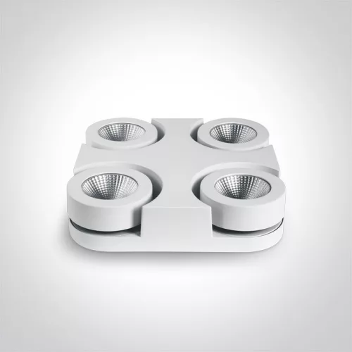 65110F / W / W fehér LED 4x10W WW IP20 állítható 230V