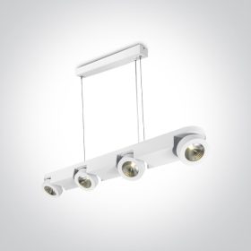   65110p / w / w fehér medál LED 4x10W WW IP20 állítható 230V