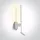 65144 / W / W fehér LED olvasás 3W + 6W hátsó fény WW Wall Lamp IP20 230V