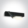65146 / B / W Fekete LED 3W + 6W WW Wall Lamp IP20 230V