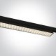65170at / b / w Fekete LED 30W WW Lineáris Track Light IP20 230V