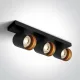 65305n / b fekete gu10 3x10w sötét fény