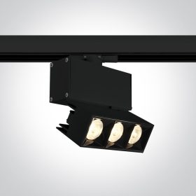   65306BT / B / W Fekete pálya Light Állítható 12W WW 38DEG IP20 230V