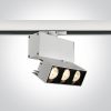65306BT / W / W fehér pálya Light Állítható 12W WW 38DEG IP20 230V