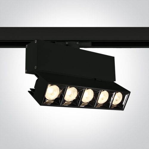 65506BT / B / W Fekete Track Light Állítható 20W WW 38DEG IP20 230V