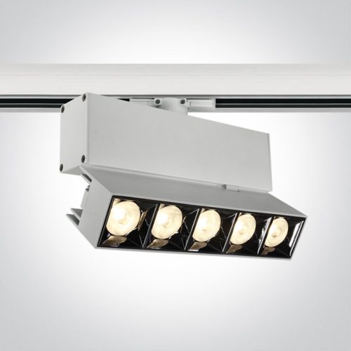 65506BT / W / W fehér pálya Light Állítható 20W WW 38DEG IP20 230V