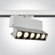 65506BT / W / W fehér pálya Light Állítható 20W WW 38DEG IP20 230V