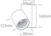65612NT / W / W WHITE COB LED 30W WW Track Spot 230V