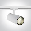 65642CT / W / C fehér COB LED 30W CW Track Spot 38DEG 230V