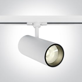 65642CT / W / C fehér COB LED 30W CW Track Spot 38DEG 230V