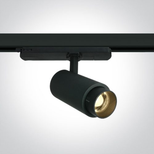 65650at / b / w Fekete COB LED 15W WW Track Spot 20-60DEG állítható gerenda 230V