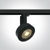 65652T / b / c fekete cobla LED 30W CW trackspot méhsejt 24deg 230V