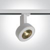 65652T / w / c fehér cob vezette 30W CW trackspot méhsejt 24deg 230V