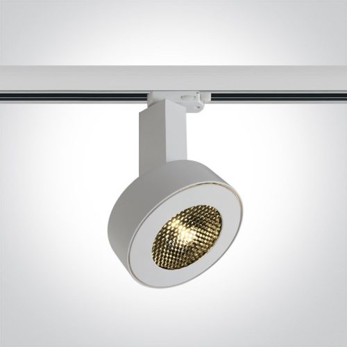 65652T / w / c fehér cob vezette 30W CW trackspot méhsejt 24deg 230V