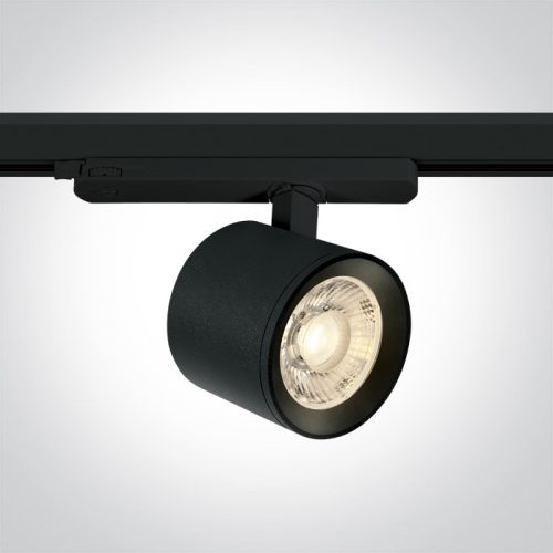65654at / b / w Fekete LED 20W WW Track Spot 230V