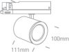 65654BT / B / C Fekete LED 30W CW Track Spot 230V