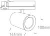 65654ct / w / c fehér LED 40W CW pálya folt 230V