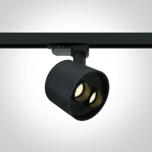 65656BT / B / W Fekete LED 12W Track Spot WW IP20 230V sötét fény