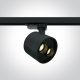 65656BT / B / W Fekete LED 12W Track Spot WW IP20 230V sötét fény