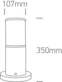 67100 / AN antracit pólus 35cm e27 20w