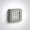 67116 / g / w szürke LED meleg fehér IP54
