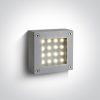 67116 / g / w szürke LED meleg fehér IP54
