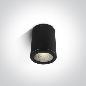 67138C / B / W Fekete COB LED 6W WW IP54 100-240V