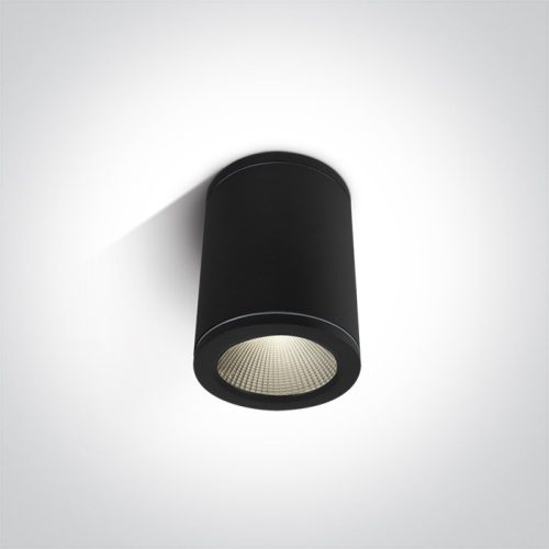 67138C / B / W Fekete COB LED 6W WW IP54 100-240V