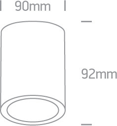67138C / g / w szürke LED 6x1W WW IP54