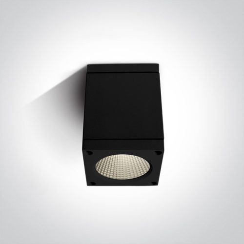 67138D / B / W Fekete COB LED 6W WW IP54 100-240V