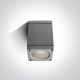 67138D / g / w szürke COB LED 6W WW IP54 100-240V