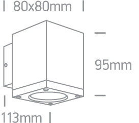67138F / g / w szürke COB LED 6W WW IP54 100-240V