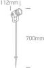 67198AG / egy antracit kerti folt GU10 35W IP65