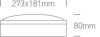 67204b / w White IP54 2xE27