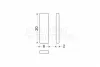 TOPMET magnetic tartó 6x20x2mm (10db)