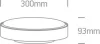 67280EA / B fekete IP65 2xE27 12w