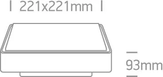 67282E / b fekete IP65 1xE27 12W