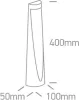 67358 / AN / W Anthracit LED Bollard 40cm 7w ww IP65 100-240V