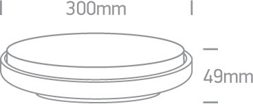 67363 / ANTHRACITE PLAFO LED 30W WW IP54 100-240V