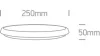67366E / w / c fehér LED PLAFO 12W CW IP54 vészhelyzet 3 óra 230V