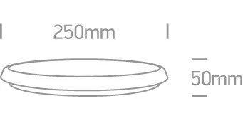 67366E / w / c fehér LED PLAFO 12W CW IP54 vészhelyzet 3 óra 230V